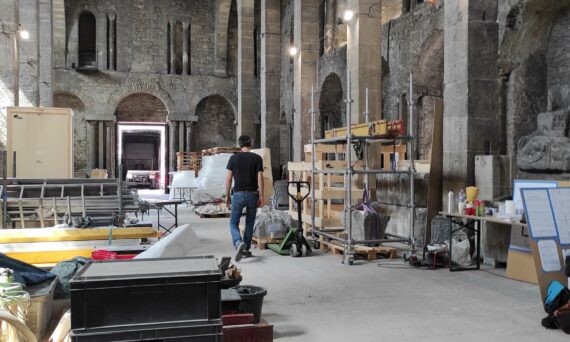 Chantier des collections lapidaires au musée viennois